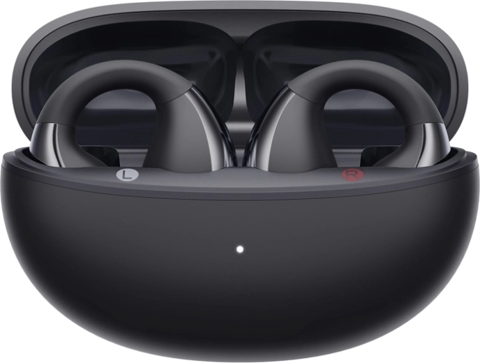 Qcy crossky clip c30s auriculares inalámbricos abiertos para el oído (negro)
