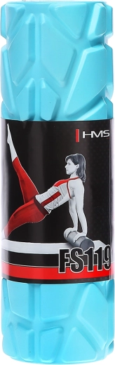 Rodillo de masaje de espuma HMS 30 cm azul