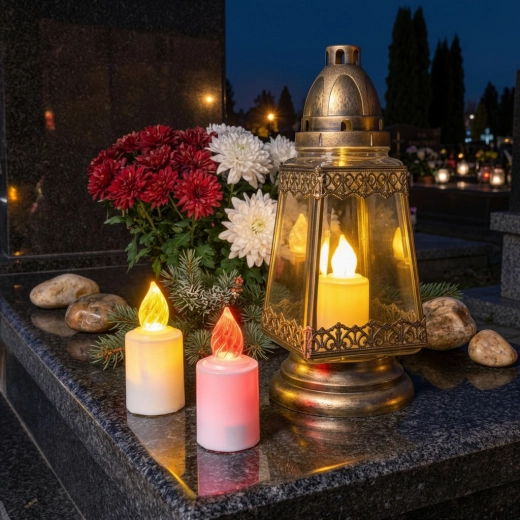 Ideal para lamparita y farol de cementerio