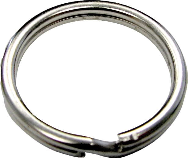 Anilla para llaves 35 × 2,0 mm niquelada (200 uds)
