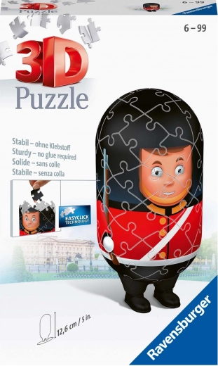 Puzzle 3D Ravensburger Guardia Real, 54 piezas