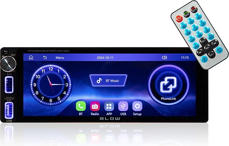 Autoradio BLOW con pantalla táctil de 7 pulgadas y Bluetooth