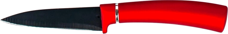 Kitchisimo Rosso cuchillo pelador con superficie antiadherente