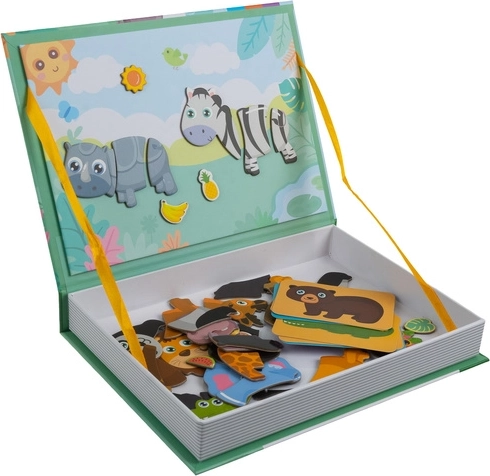 Herui toys rompecabezas magnético Montessori con animales de África