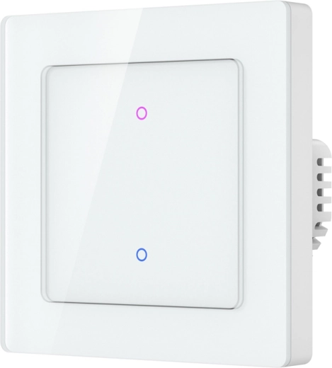 Interruptor de luz táctil Wi‑Fi avatto, de 2 canales