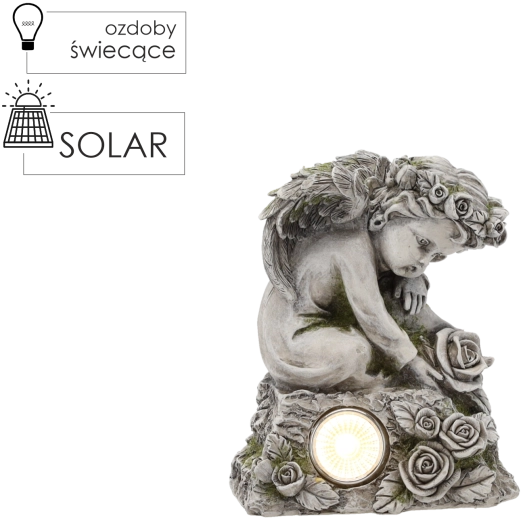 Figura decorativa de ángel con iluminación LED GardenLine