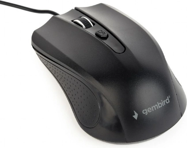 Ratón óptico USB negro