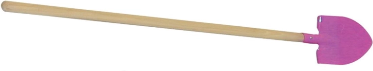 Pala infantil en forma de corazón con mango de madera 75 cm
