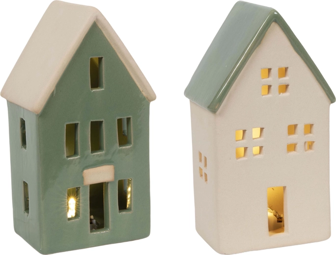 Casita LED navideña 15,5 cm