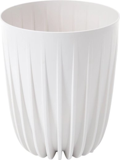 Maceta Mira 30 cm blanca con inserto