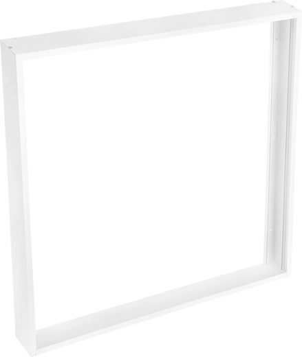 Marco de montaje blanco de aluminio Solight para panel LED de 595 × 595 mm