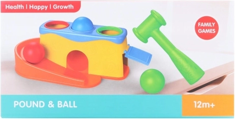 Martillo de plástico con pista para niños