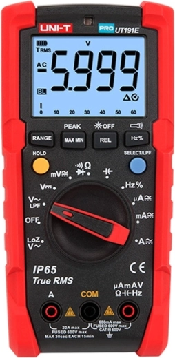 Multímetro digital profesional UNI-T UT191E True RMS IP65