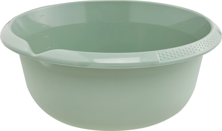 Cuenco redondo con vertedor 6 l, verde oscuro