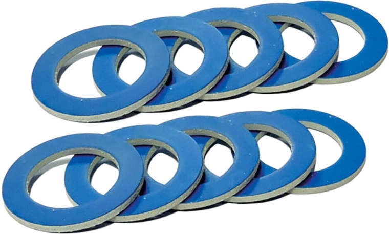 Junta para unión roscada de calefacción 3/4" de klingerita 30 × 20 × 2 mm (10 uds)