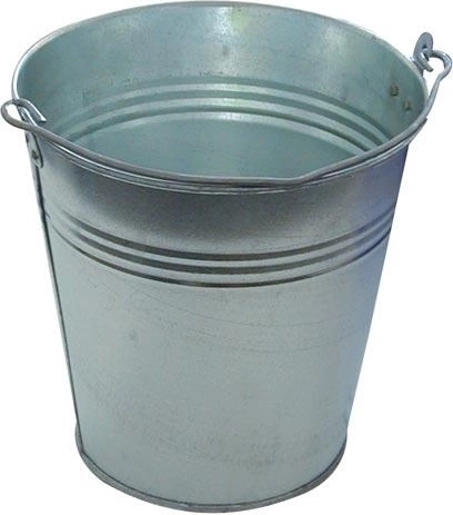 Cubo de zinc de 7 l