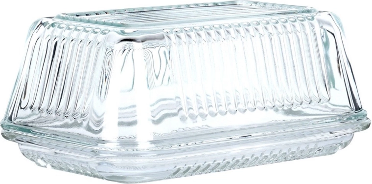 Elegante aspecto acanalado para la mesa y el frigorífico