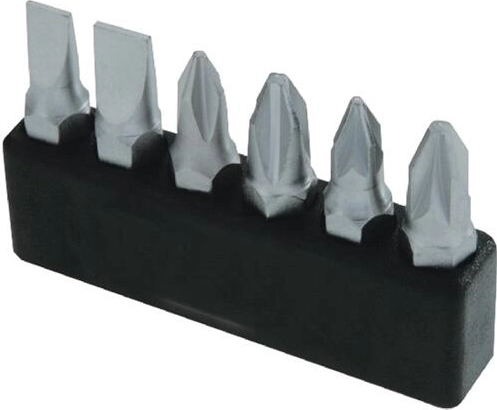 Juego de puntas hexagonales para carraca de 1/4" en dispensador