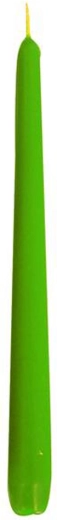 Vela cónica Provence verde claro de 24,5 cm