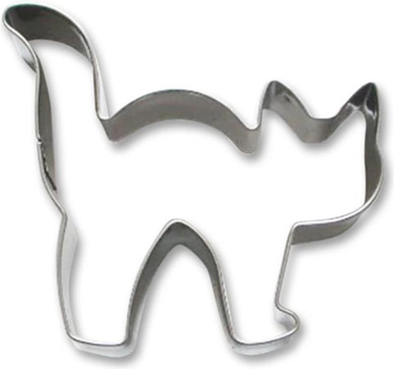 Cortador de galletas – gatito, acero inoxidable 5–6 cm