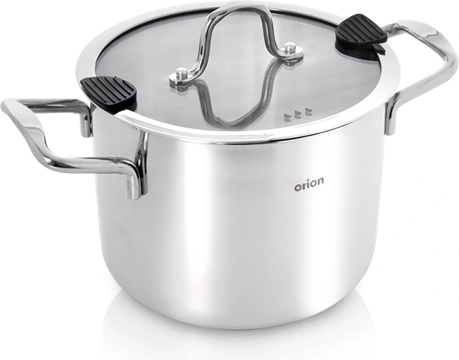 Olla de acero inoxidable Venice con tapa 18 cm, 3,5 l