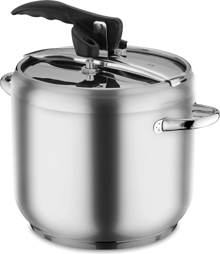 Olla a presión de acero inoxidable Axio 7 l mate