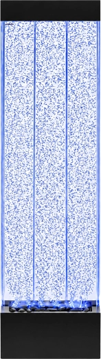 Impresionante efecto de burbujas en un panel alto