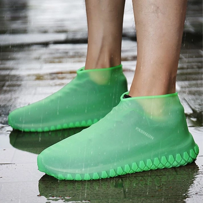Cubrebotas de silicona impermeables L (40–44) – verdes