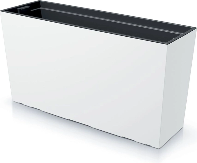 Jardinera URBI CASE M con inserto 77 cm blanca