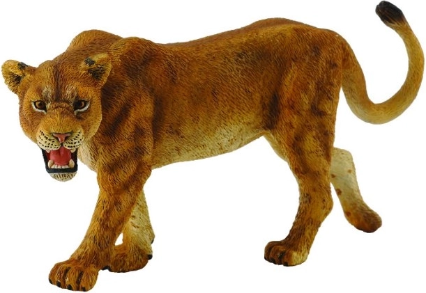Figura de plástico de leona