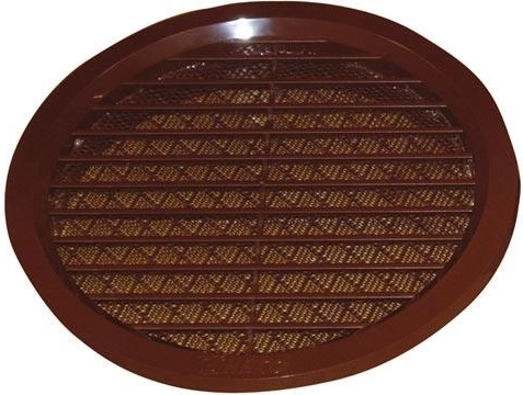 Rejilla de ventilación con malla, diámetro 140 mm, blanca