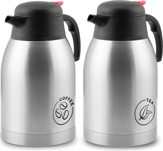 Doble capacidad: café y té siempre a mano