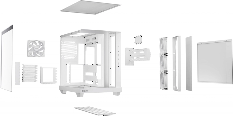 Espacio modular y compatibilidad con placas con conectores traseros
