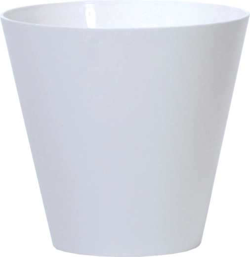 Maceta Tubus blanca 25 cm
