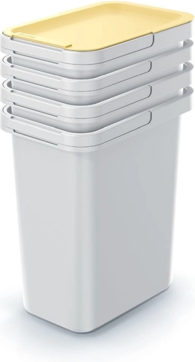 Juego de papeleras de clasificación de residuos 4×12 l Prosperplast Systema Set