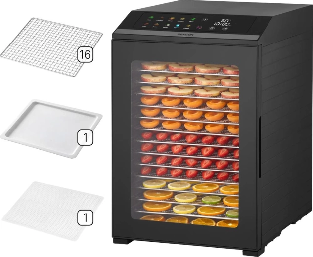 Deshidratador de alimentos Sencor SFD 8300BK