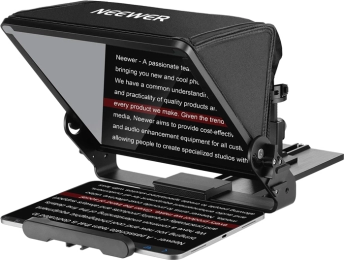 Teleprompter para tablet NEEWER X12 II con soporte para trípode