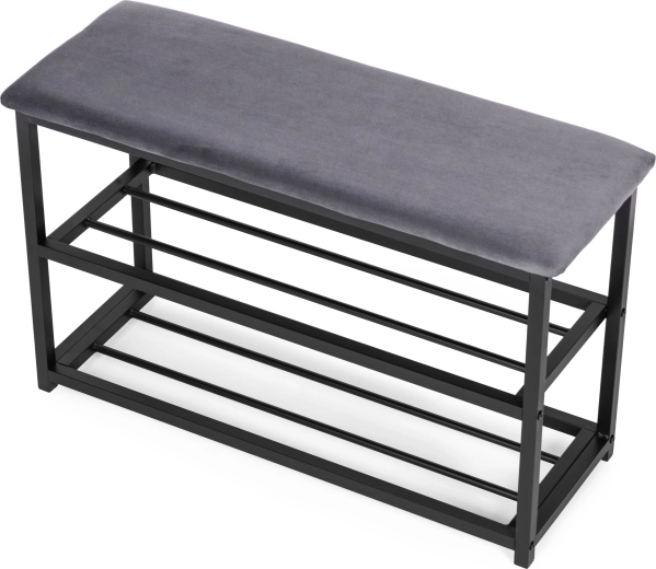 Dos estantes ventilados para hasta 8 pares