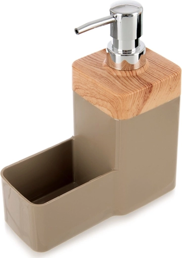Dispensador de jabón con compartimento para esponja 500 ml