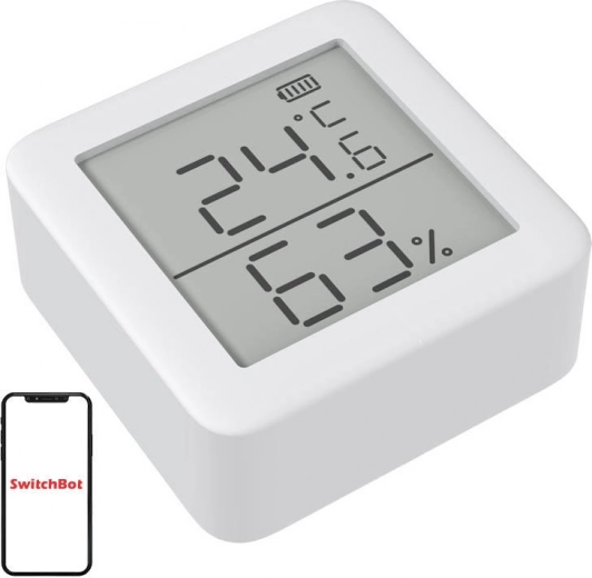 Termómetro y higrómetro inteligente SWITCHBOT Meter (versión blanca)