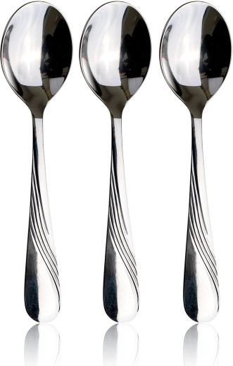 Cucharillas de té Celestra de acero inoxidable, set de 3 uds.
