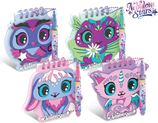 Mini cuaderno Nebulous Stars con bolígrafo - 1 unidad