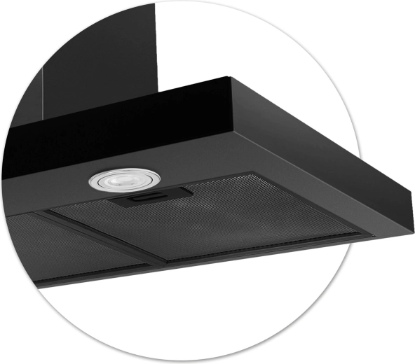 Iluminación LED de bajo consumo de la zona de cocción
