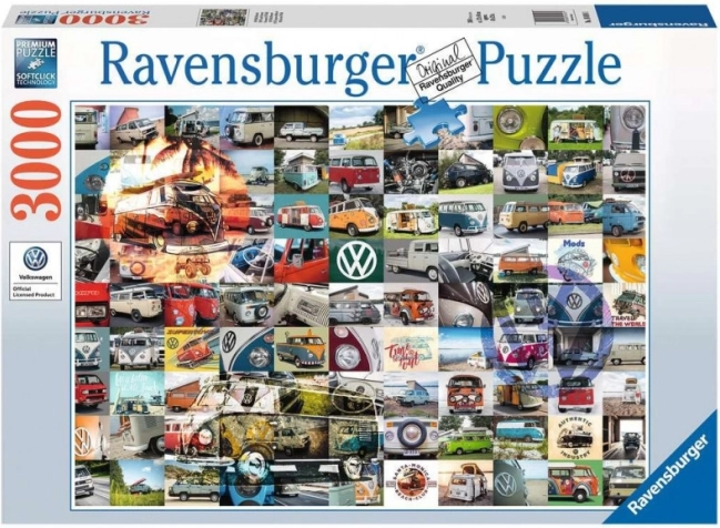 Puzzle Ravensburger de 3000 piezas – 99 momentos VW Campervan
