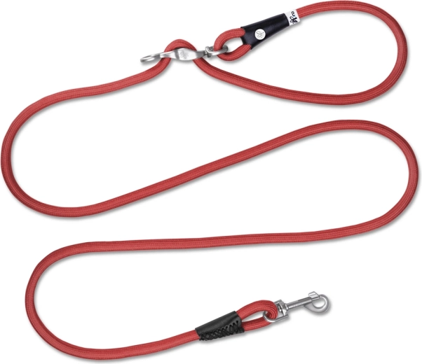 Curli correa ajustable de nylon para perros vario comfort roja
