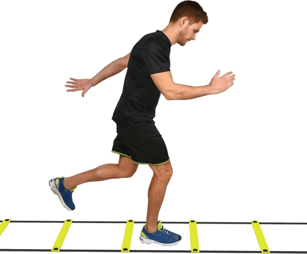 Escalera de coordinación de entrenamiento de 6 m para velocidad y agilidad