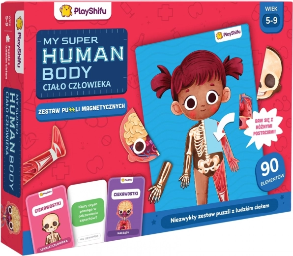 Playshifu My Super Human Body – cuerpo humano, kit educativo magnético