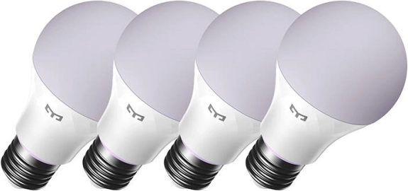Bombilla LED RGB inteligente Yeelight W4 L E27, juego de 4 unidades
