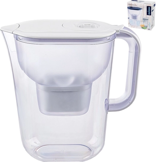 Jarra filtrante UH Carbo de 3 l blanca con filtro
