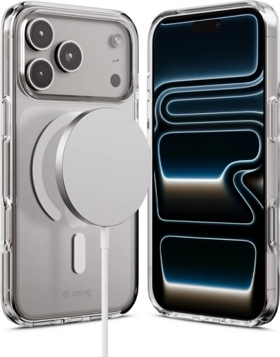 Funda transparente Clear MAG Cover para iPhone 17 Pro con MagSafe